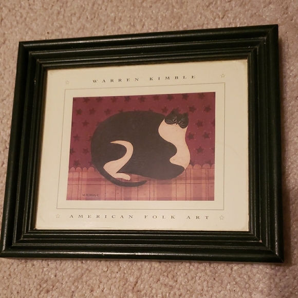 Warren Kimble Animal Folk Art Framed Prints - Set of 4 - Picture 2 of 7